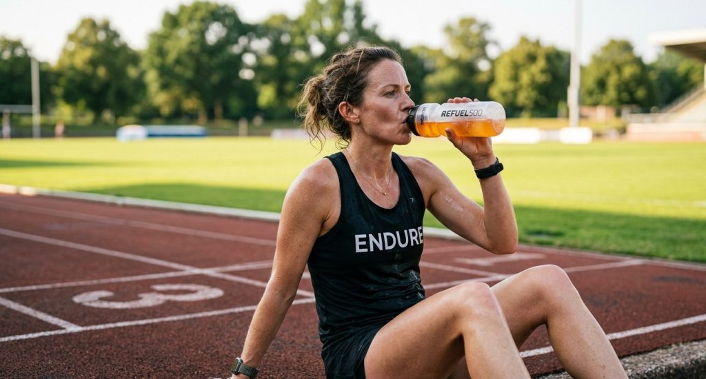 Boost performance with an isotonic electrolyte drink for optimal hydration and energy.